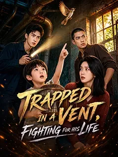 Trapped in a Vent, Fighting for His Life