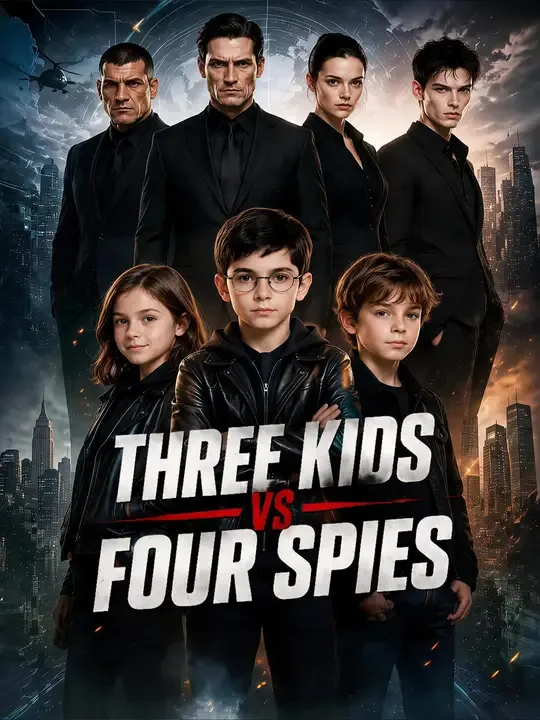 Three Kids vs Four Spies